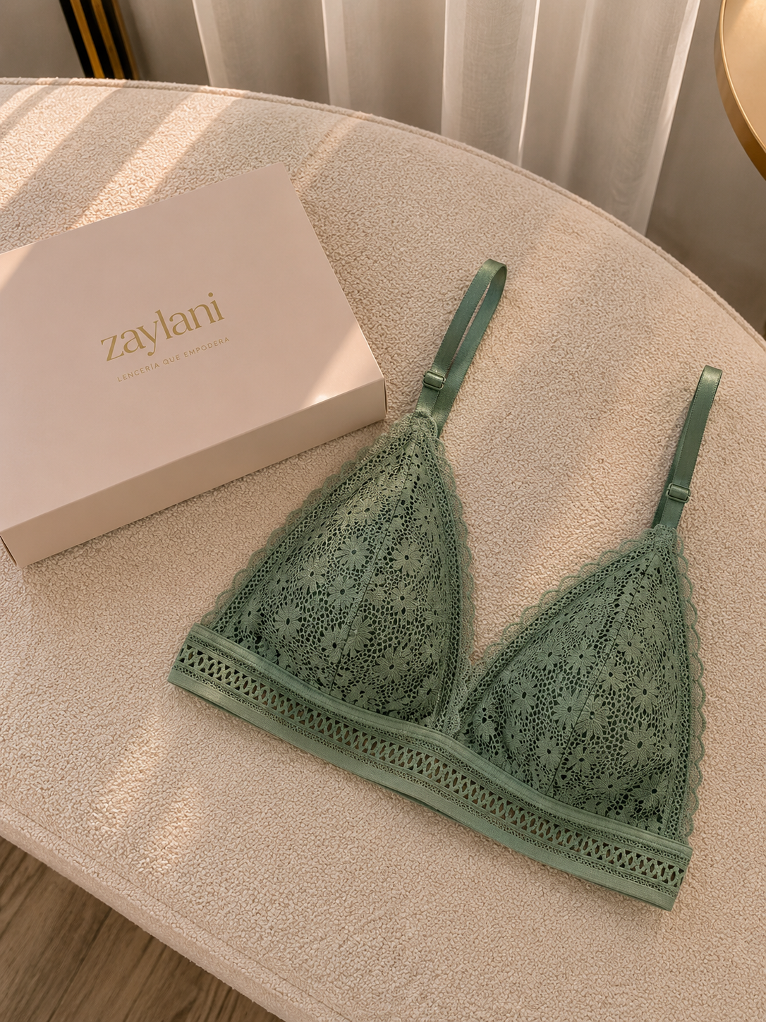 ZAYLANI™ Emerald Lace Bralette